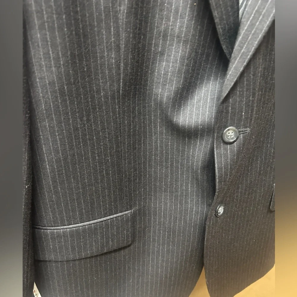 Joseph & Feiss Sport Coat Blazer Suit Jacket Wool 2 Button Dark Gray size 44R